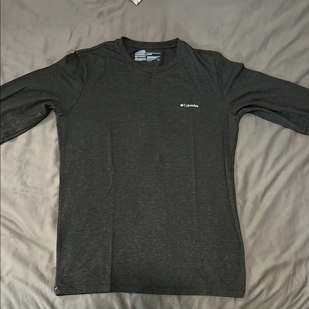Columbia Men's Charcoal Long Sleeve Tee